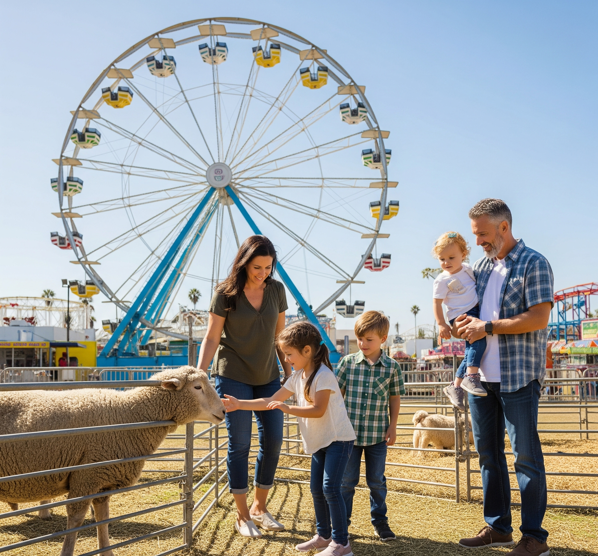 Family At The San Diego County Fair