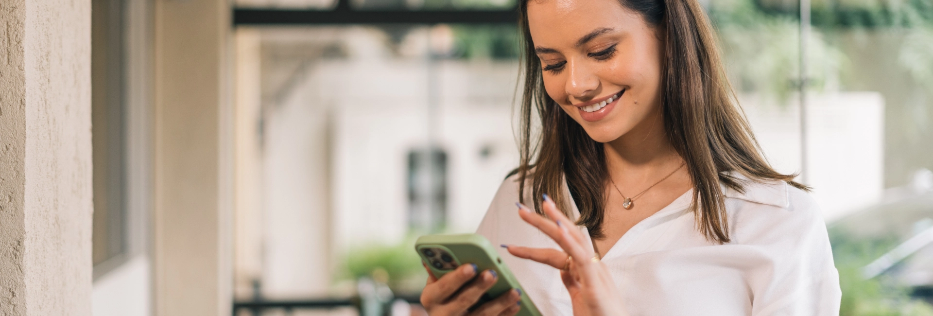 Woman On Phone 1920X650