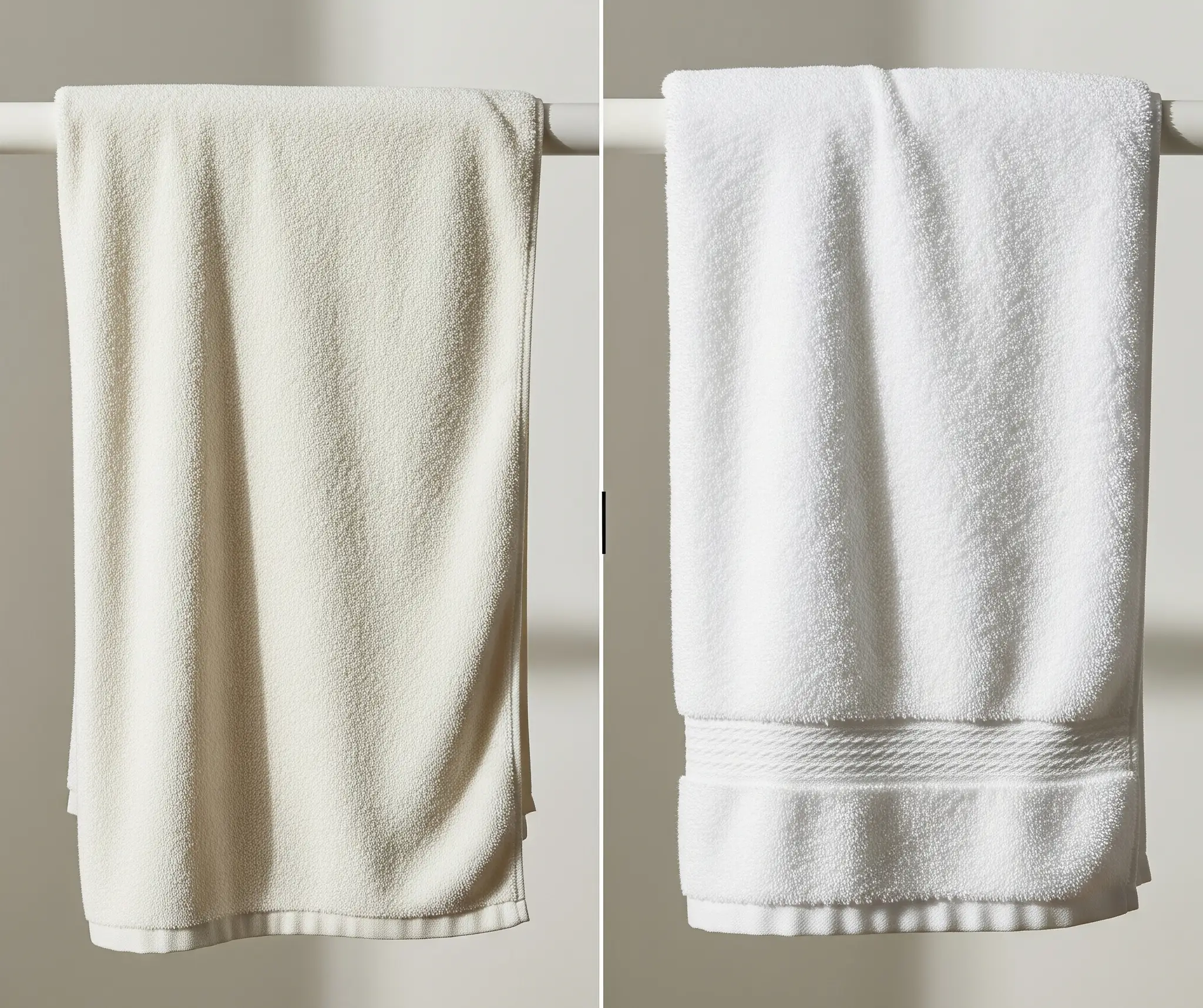 A Side By Side Visual Comparison Of The Difference Between Washing With Hard Water And Soft Water